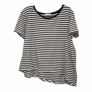Zara Organic Cotton Striped T Shirt